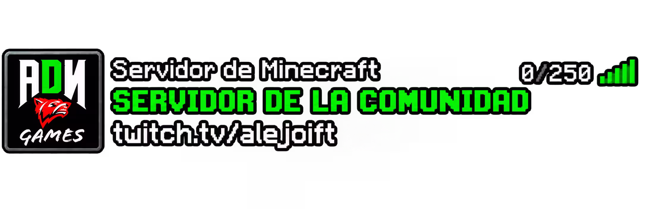 Servidor de Minecraft - Survival ADN