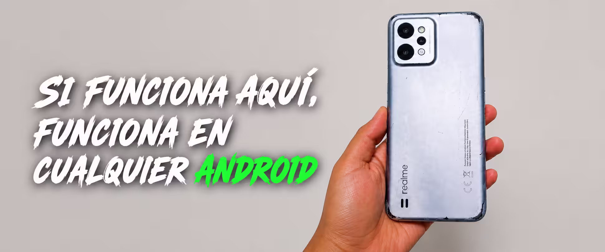 Realme C31, celular de pruebas de Alejo